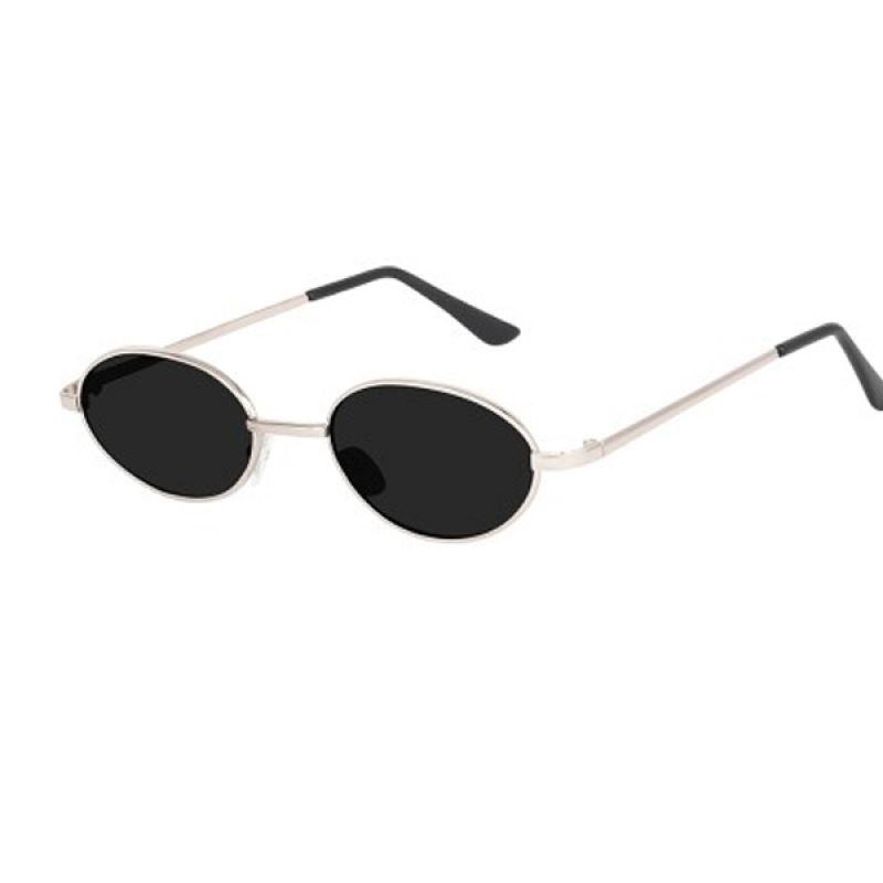 Unisex Oval Sunglasses with UV Protected Lens